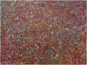 kompozicija no 6., 2014 god., lak boje, 60x80 cm.